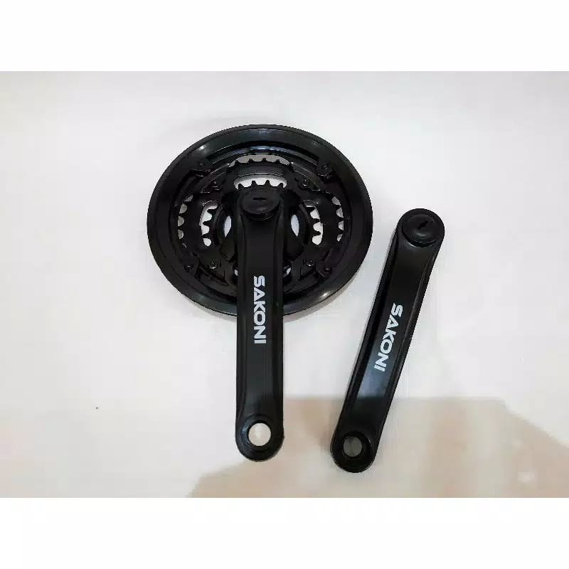 CRANK PIRINGAN TUMPUK SEPEDA MTB MINITRACK FIXIE 3 SPEED