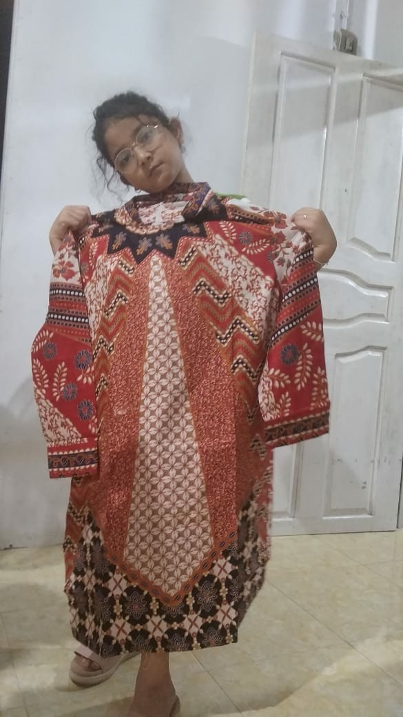 Odp Desy - Atasan Kerja Tunik Batik Seragam Kantor