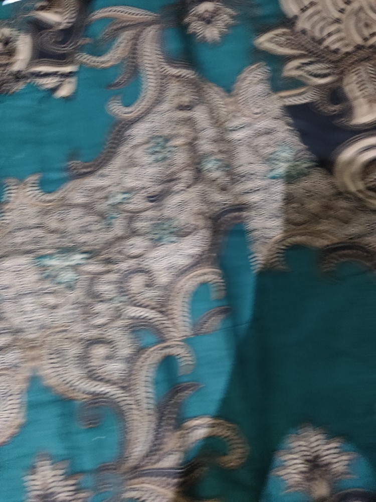 Hem Batik Pria Motif Bunga Lotus Ukuran M L Xl Warna Merah Biru Hijau Promo