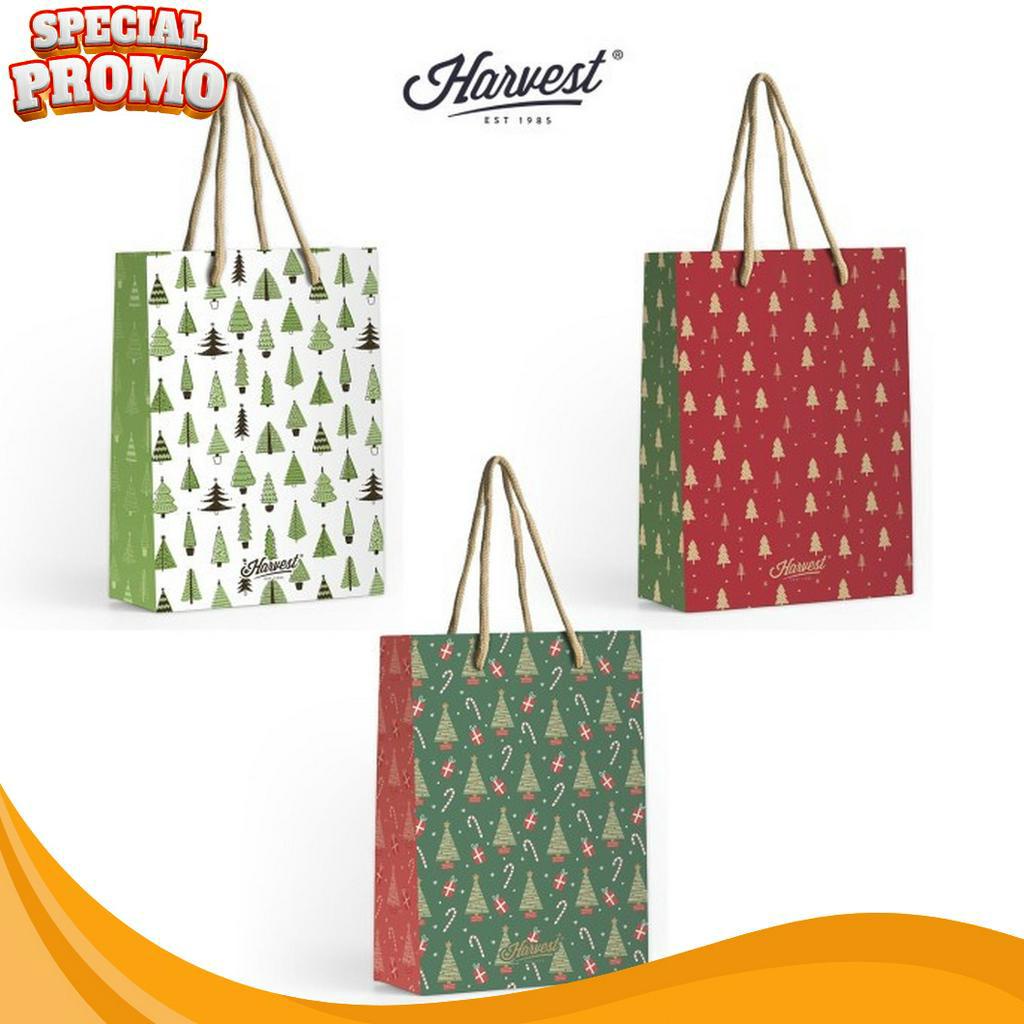 

KUALITAS TERBAIK Paper Bag Natal Christmas Harvest L isi 3 Xmas Winter