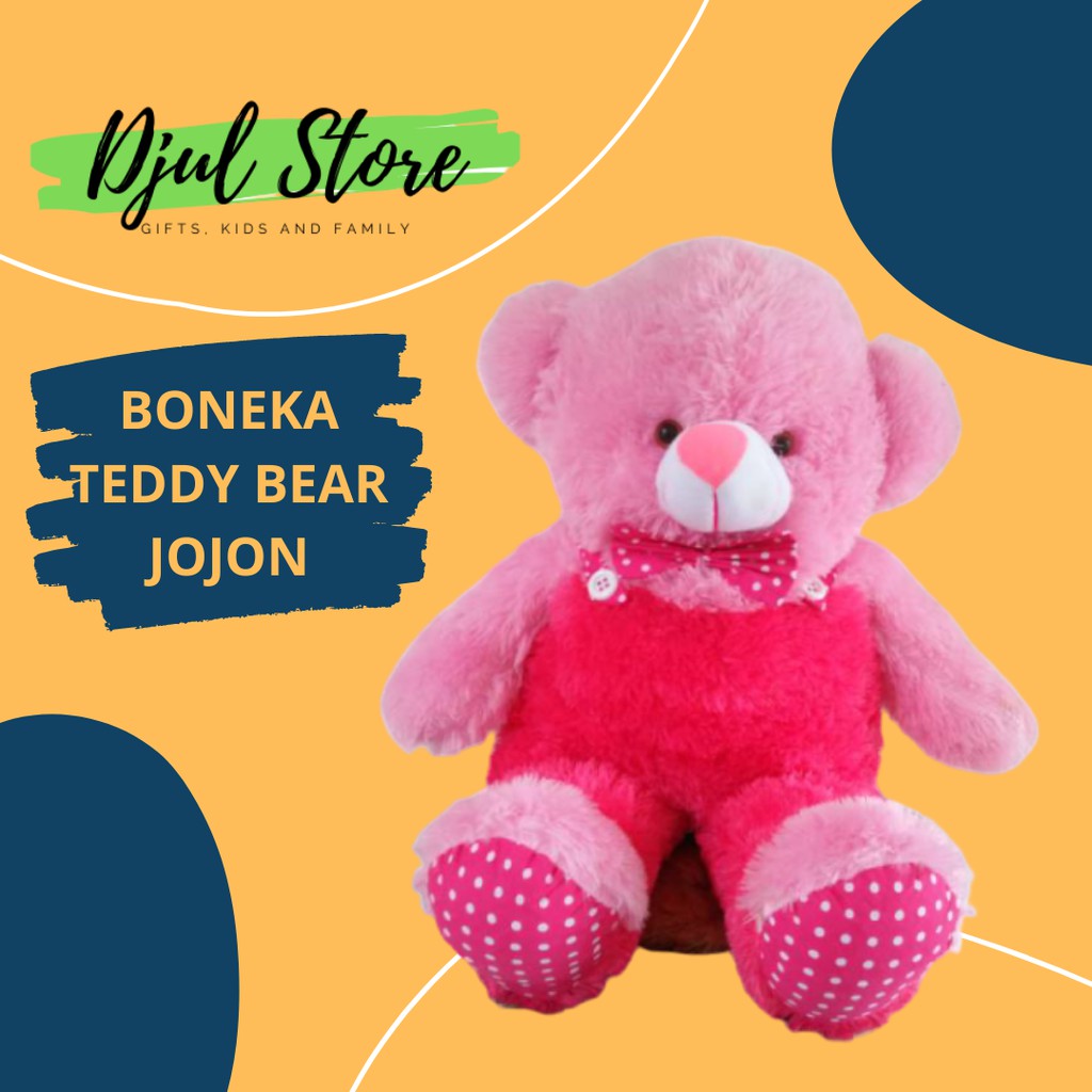 Boneka Teddy Bear - Beruang Rompi - Berjon xl 60cm