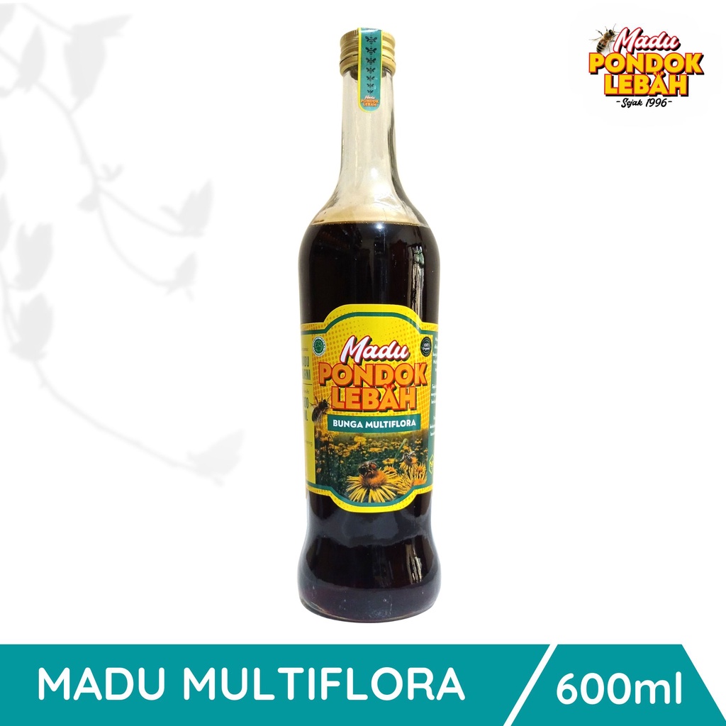 

Madu Murni Multiflora Premium 600ml Pondok Lebah