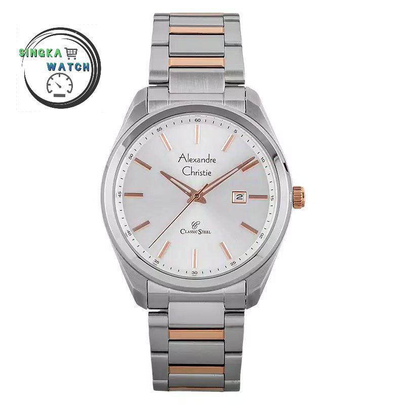 JAM TANGAN COWOK ALEXANDRECHRISTIE AC ORIGINAL SERI 8591MD
