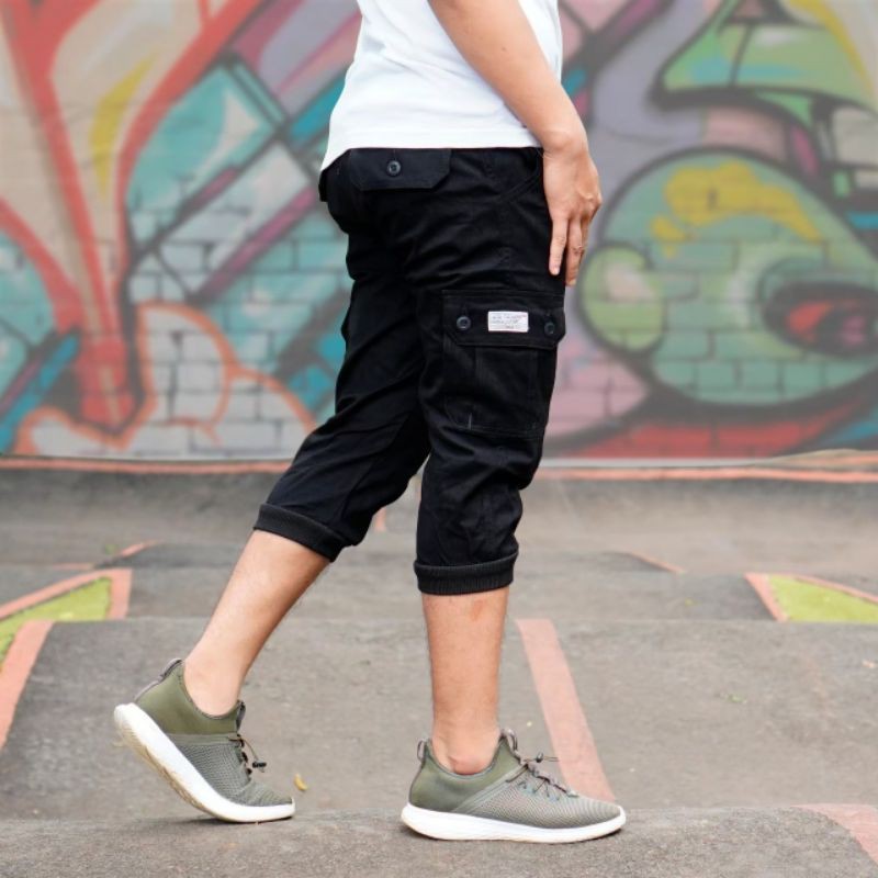 Celana Pendek Cargo Jogger Pria Original Distro Premium Cowok