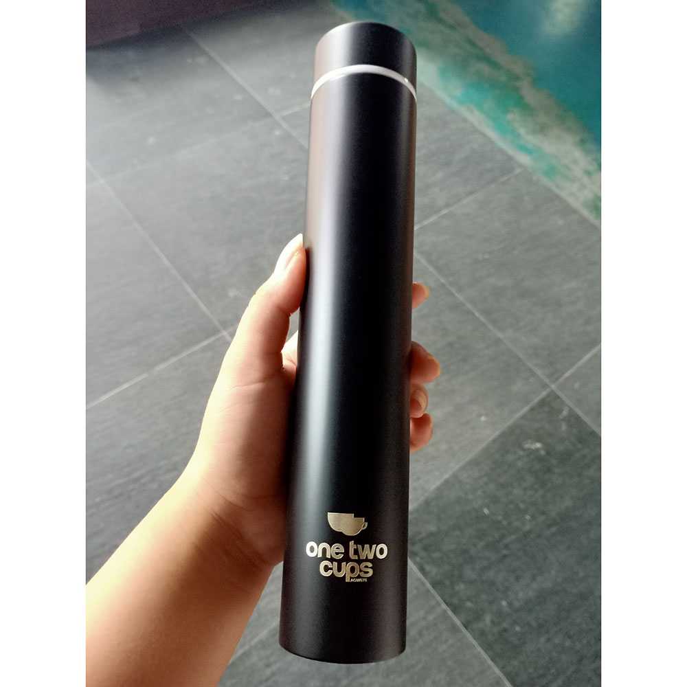 (100% BARANG ORI) One Two Cups Botol Minum Thermos Stainless Steel Coffee 280ml AQW575