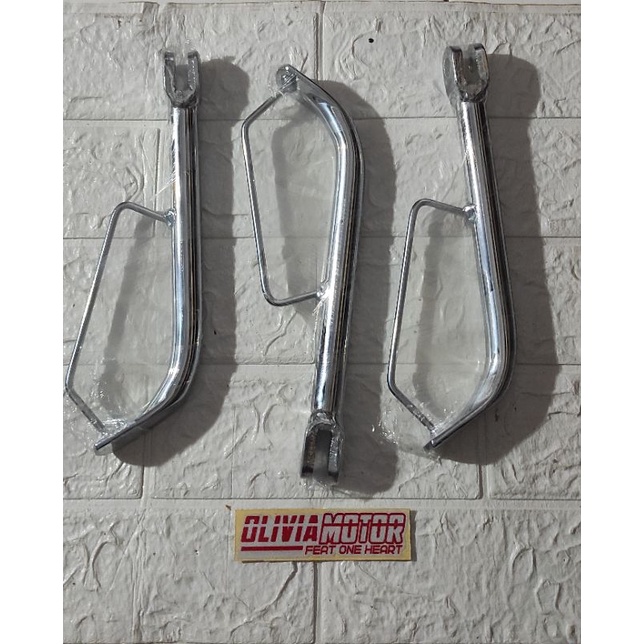 STANDAR SAMPING ORIGINAL CHROME CROOM BEAT SCOOPY KARBU 50530-KVY-870