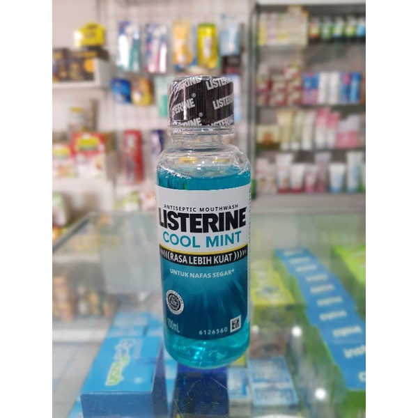 Listerine Cool Mint 100ml &amp; 250ml/ Larutan Kumur/ Bau Mulut