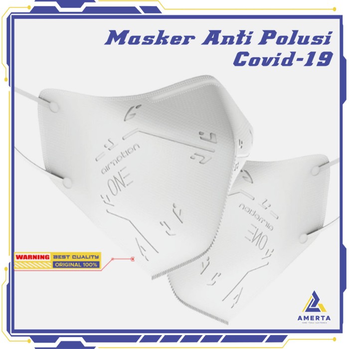 Masker Anti Polusi Virus Xiaomi Airmotion One 1 PCS KN95