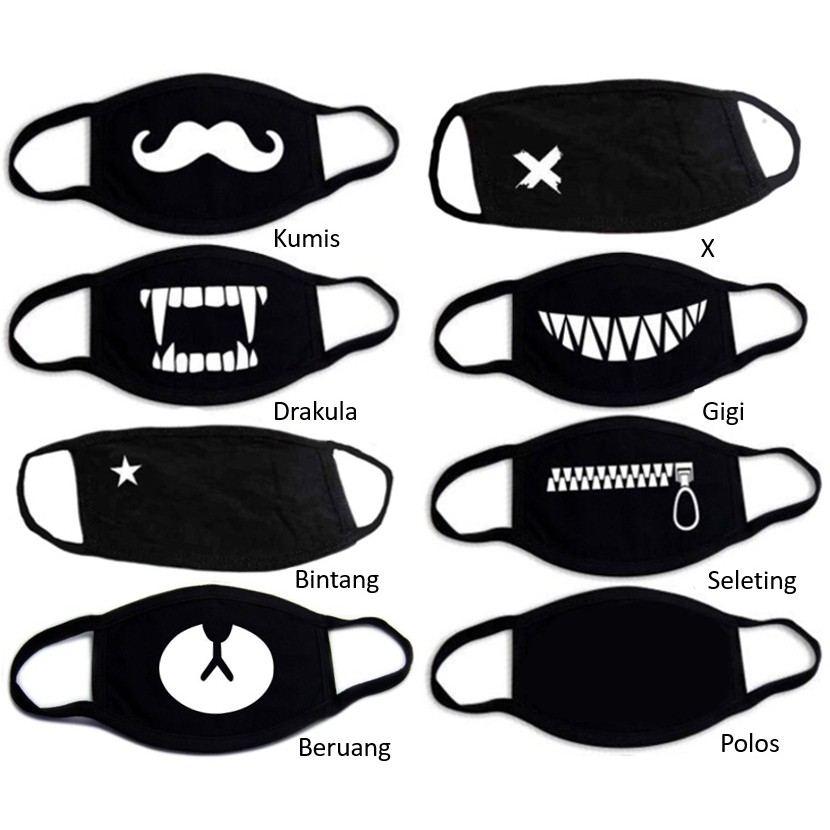 Grosir - M508 Masker Mulut / Masker Korea KPOP / Anti Debu / Masker Kain