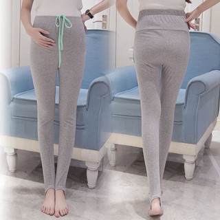  Celana  Legging Panjang Model  High Waist Dengan Tali Serut 