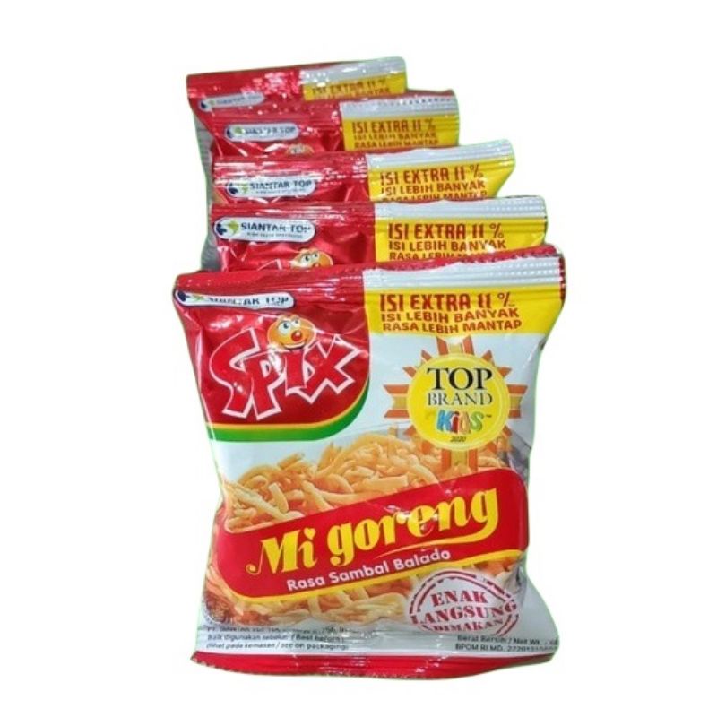 

Spix Mi Goreng Sambal Balado 18 gram (1 renceng isi 10 pcs)