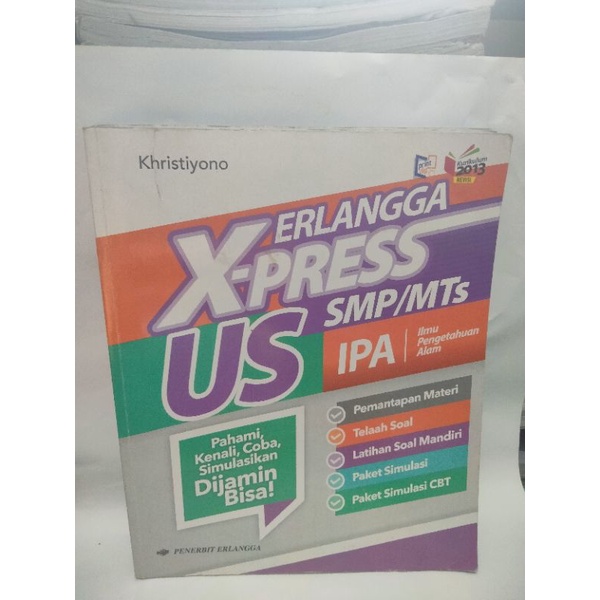 Buku X-Press US Ipa untuk smp/Mts
