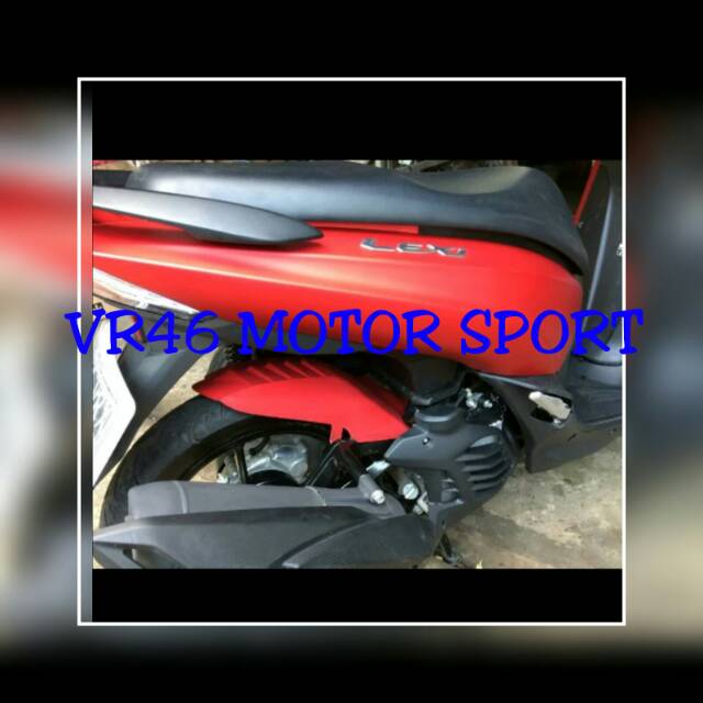 Huger spakbor kolong yamaha lexi aksesori yamaha lexi