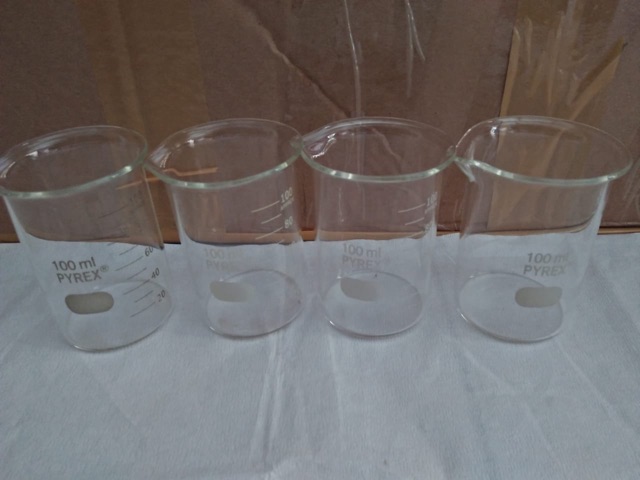 BEAKER GLASS 50ML RRC / BEAKER GELAS KIMIA UKUR KACA 50ML PYREX