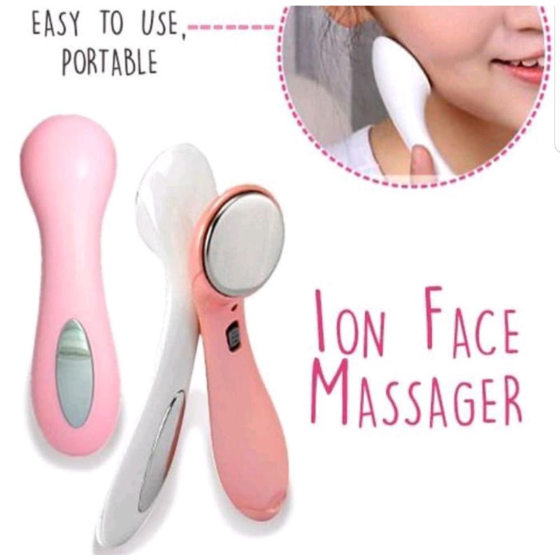 Setrika Wajah / Ion Facial Massage Electric / Alat Pemijat &amp; Pengencang Kulit Wajah