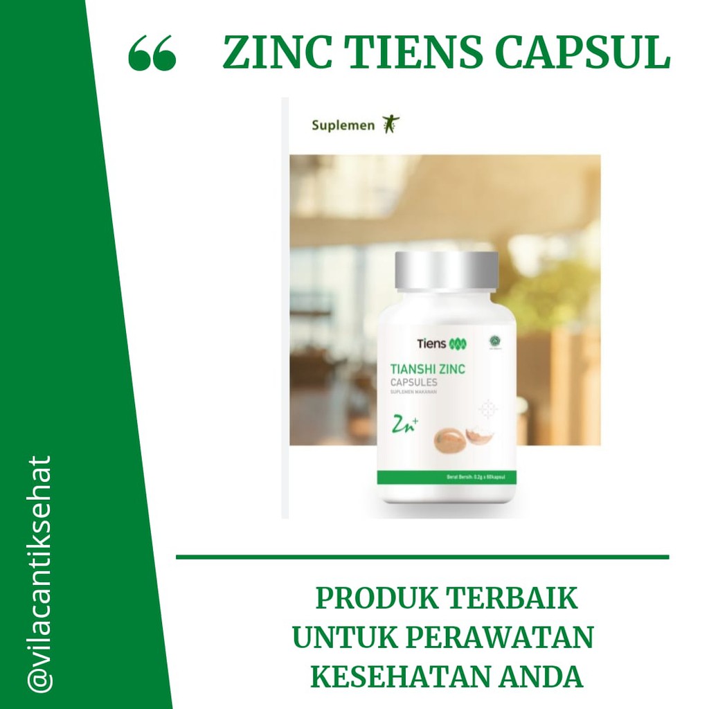 ZINC TIENS ORIGINAL CAPSULES