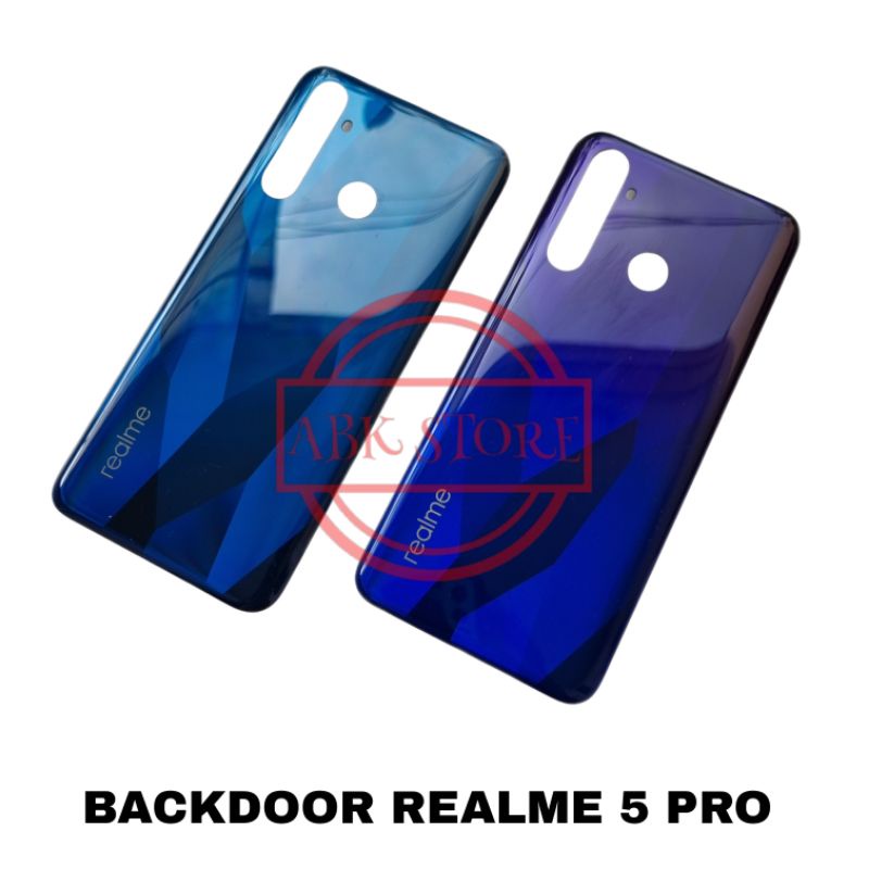 TUTUP BELAKANG BACKDOOR BACKCOVER BACK CASING REALME 5 PRO