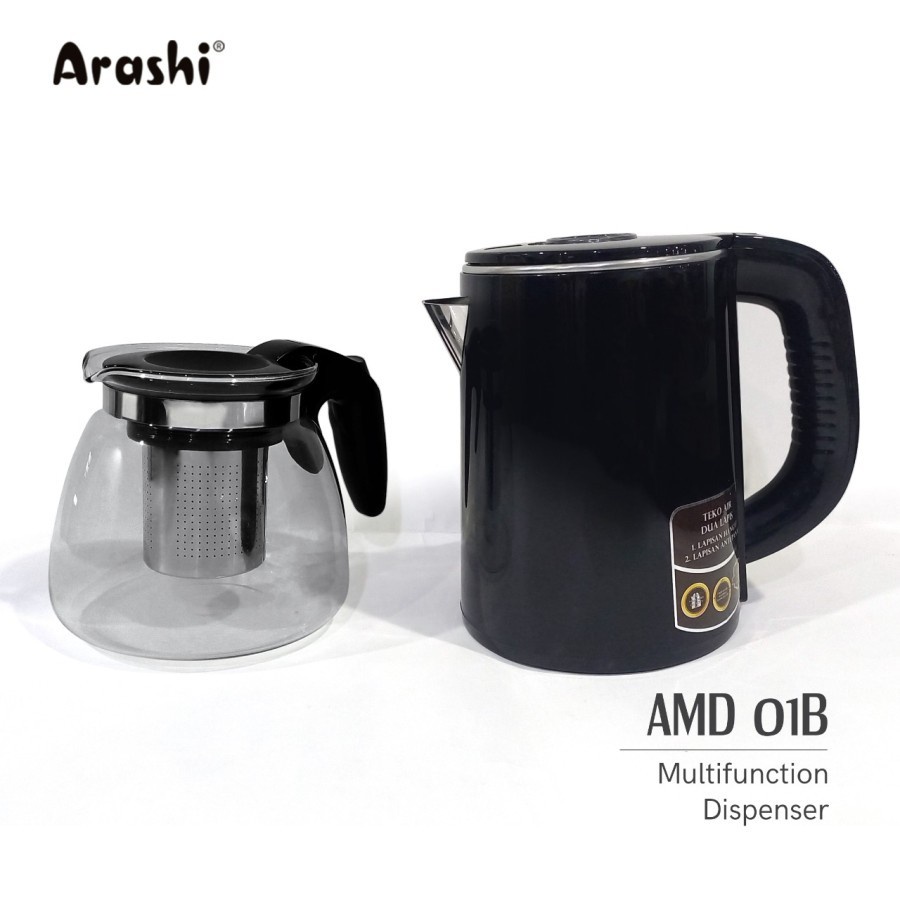 Arashi Multifunction Dispenser AMD 01B / Hot &amp; Warm / Galon Bawah