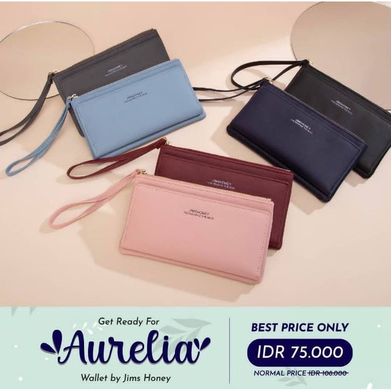DOMPET AURELIA WALLET JIMS HONEY