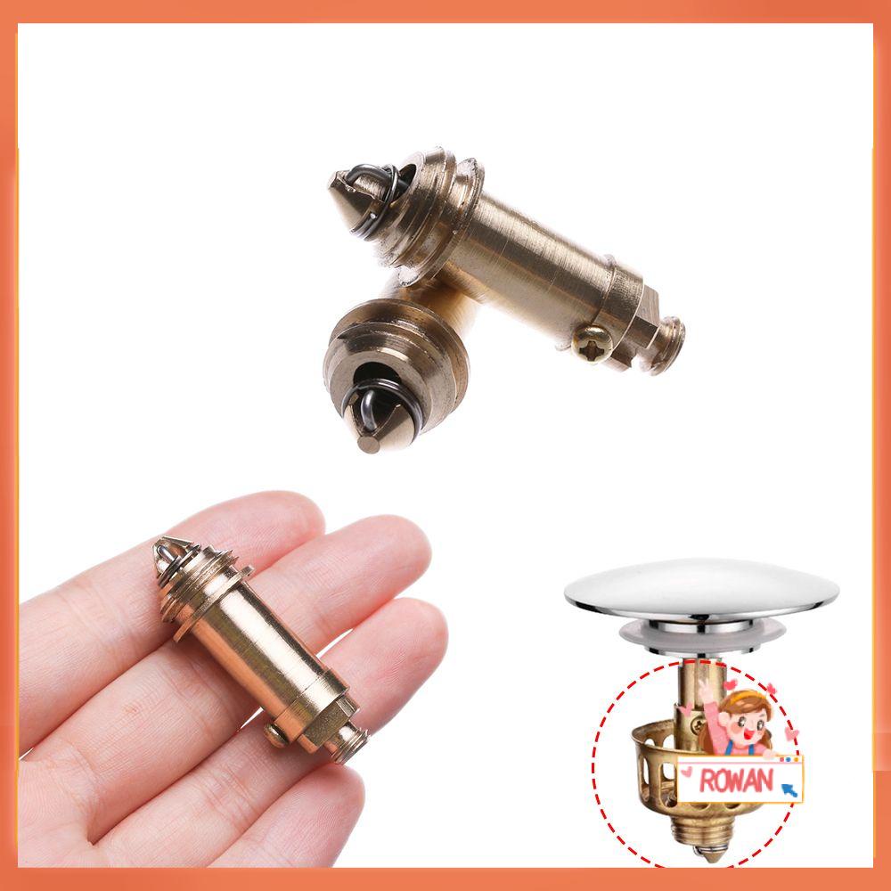 ROW Durable Pop Up Bolt Washbasin Accessories Basin Drain Stopper Plug Bolt Spring High quality Sink Barth Tub Bathroom Supplies Replacement Hardware Clack Plug Bolt