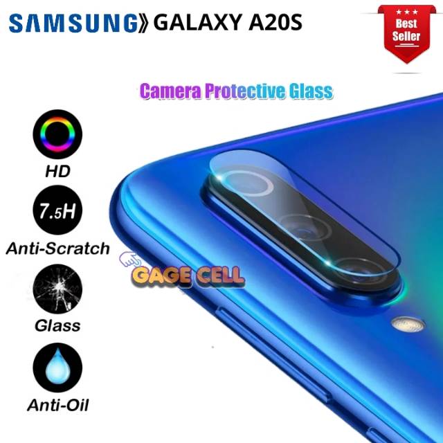 ANTI GORES KAMERA SAMSUNG A20S - TEMPERED GLASS CAMERA TG SAMSUNG A20S PELINDUNG KAMERA PREMIUM