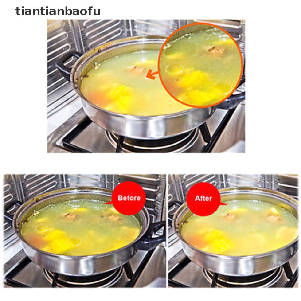 [tiantianbaofu] 12Pcs Kitchen Food Cooking Soup Oil Absorption Paper Food Grade Oil Filter Paper Boutique