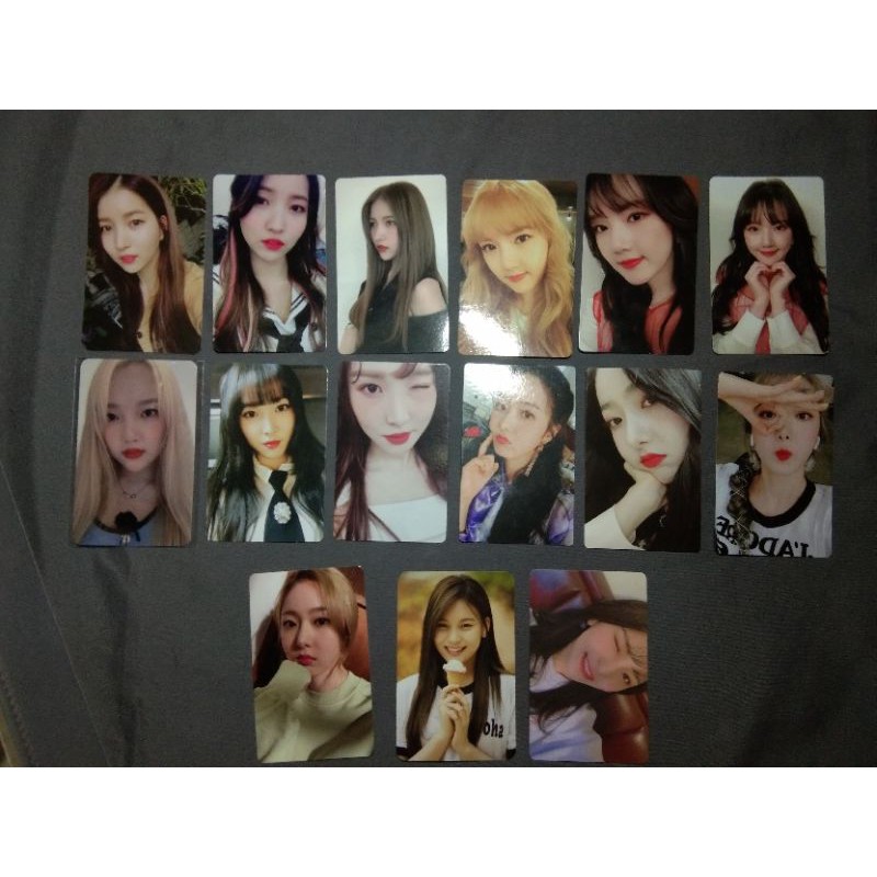 Gfriend Photocard (Sowon, Yerin, Yuju) Love whisper, Fever, Sunrise, Sunsum, labyrinth