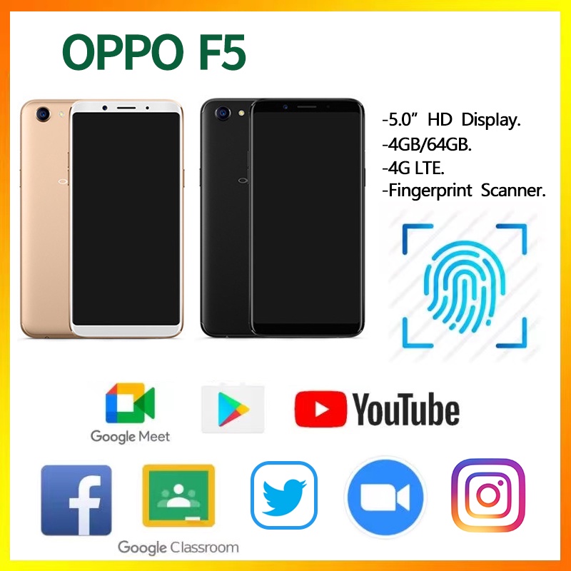 hp murah baru OPPO F5 ram 4/64GB &amp; 4/32GB【Dua SIM &amp; Fast Charging VOOC】Android Smartphon 100% Garansi