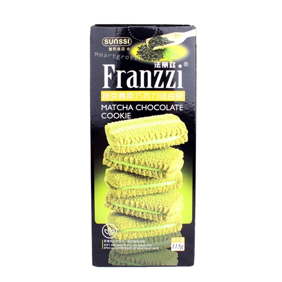 

SUNSSI Franzzi Matcha Chocolate Cookie 115gr Biskuit Impor