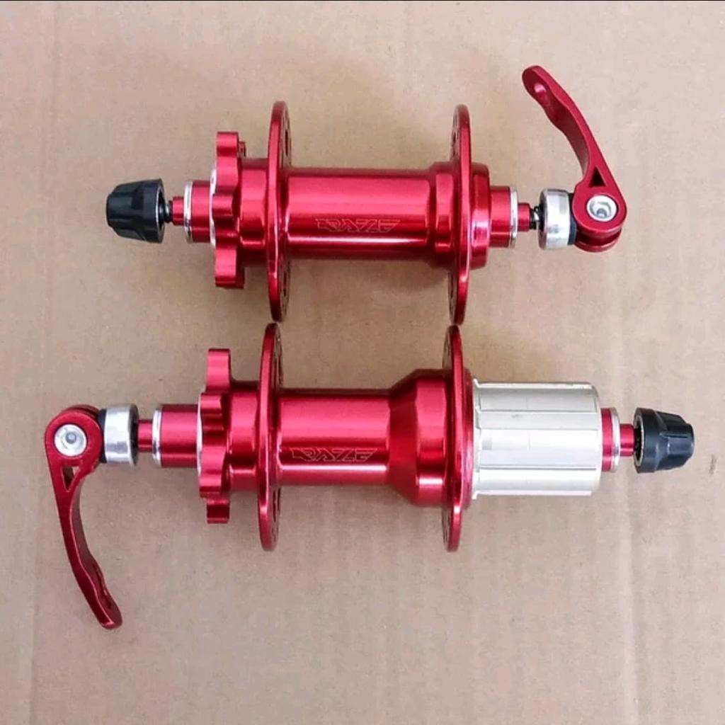 TERMURAH!!! Hub Freehub Sepeda / RAZE 32 HOLE MERAH / Bunyi Nyaring / Realpict