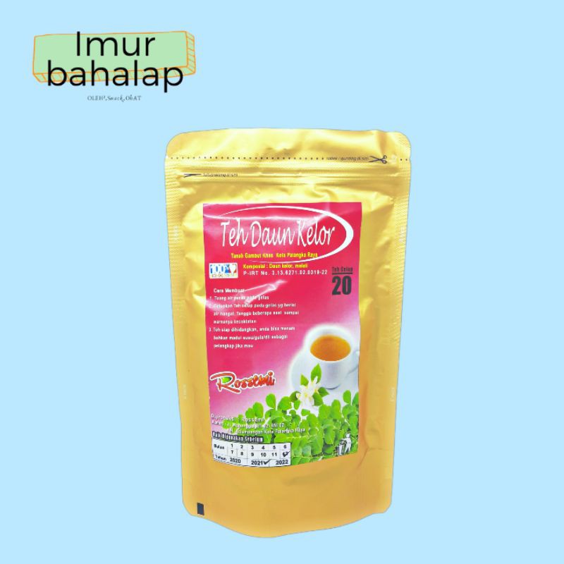 

Teh Daun Kelor Celup Rossemi 20 Kantong