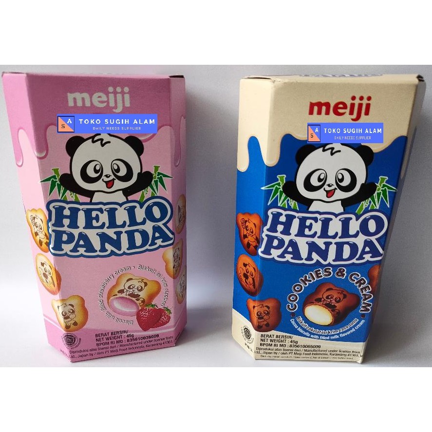 

HELLO PANDA COKLAT/ STRAWBERRY/ CHEESE/ COOKIES & CREAM