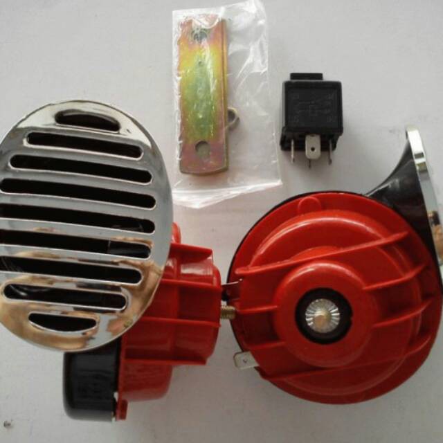 Klakson Keong Merah Waterproof Anti Air 12V Dan 24V