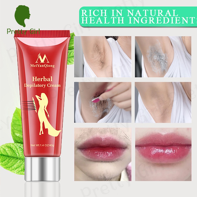 MeiYanQiong Female Male Herbal Depilatory Cream Hair Removal Painless Cream for Removal Armpit Legs Hair Body Care Shaving &amp; Hair