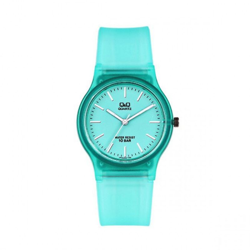 Jam Tangan Wanita Q&amp;Q QnQ QQ Q&amp;Q VP46 VP46J Original - Strap karet JELLY COLOUR