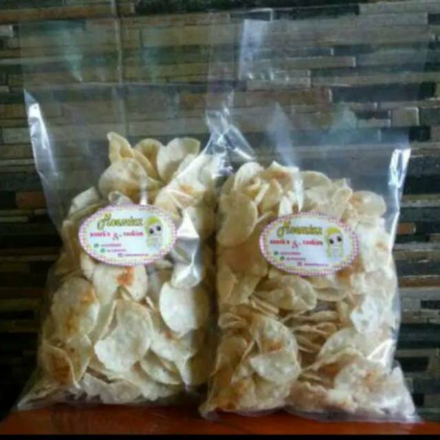 

Keripik cireng original 250 gram oleh oleh cemilan oncom Bandung mknn60