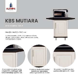  Olympic  Kitchen Set 1 Pintu Meja  Dapur  Kabinet Bawah 