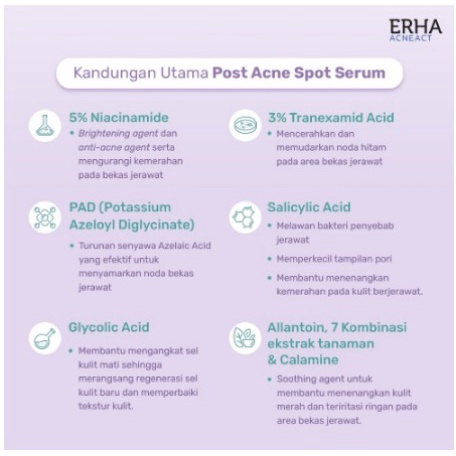 ✨SHASYA✨ ERHA Acneact Blemish Soothing Serum | Post Acne Spot Serum | Anti Acne Original BPOM