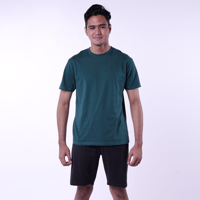 GTEE-MEN-KAOSPOLOS-KERAH-ROUND.NECK-FOREST.GREEN