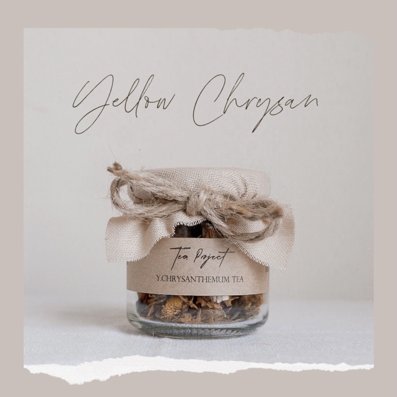 

Tea Jar | Yellow Chrysanthemum 8gr