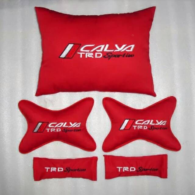 Bantal mobil CALYA TRD Sportivo red3