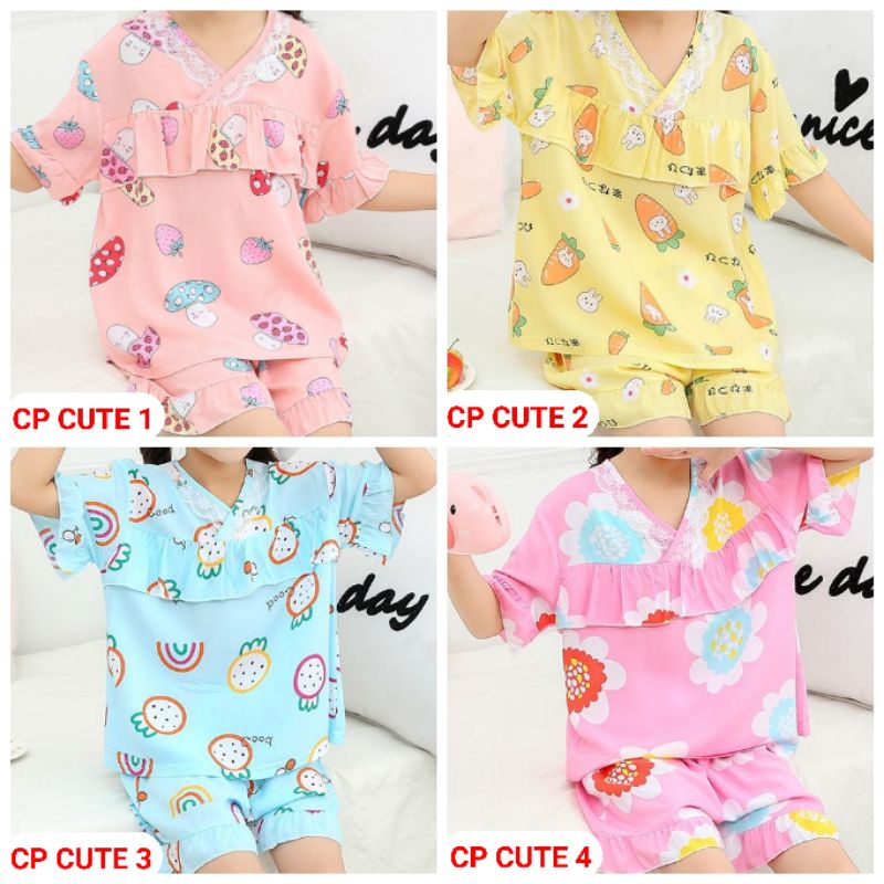 SETELAN BAJU ANAK PIYAMA ANAK IMPORT BAHAN LEMBUT