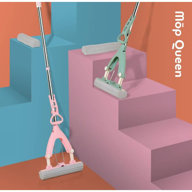 Mop Queen Sponge Mop PINK