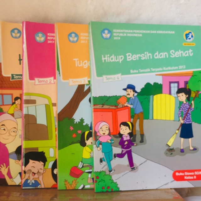 Buku tematik Kelas 2 tema 1 2 3 4