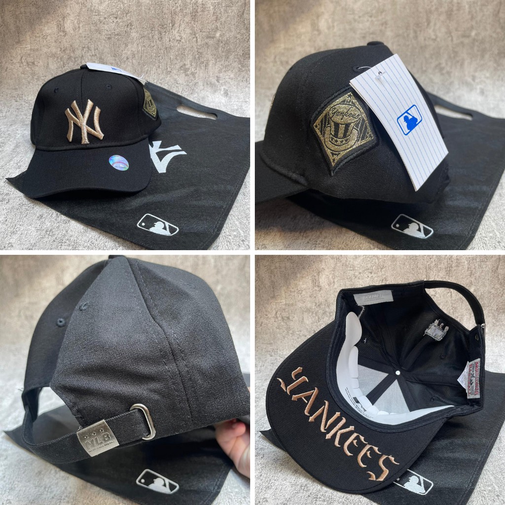 Topi MLB NY Cap FREE DUSTBAG / Topi Snapback Baseball Adjustable Topi Pria Wanita