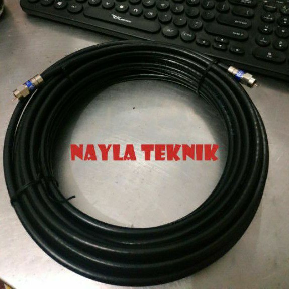 KABEL ANTENA RG6 DENGAN KONEKTOR BELDEN BIRU