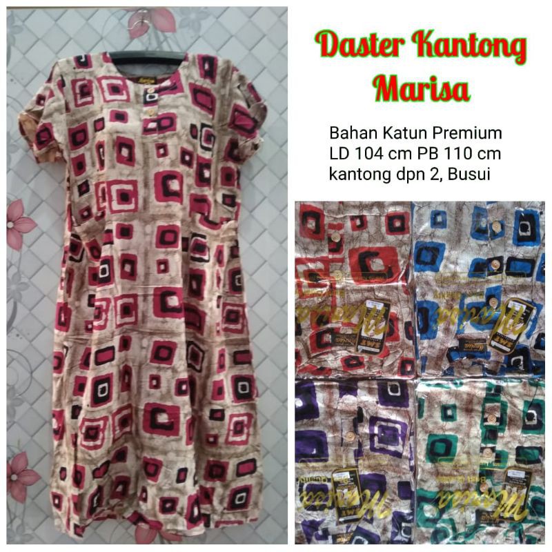 Daster SMT Marisa 2 kantong