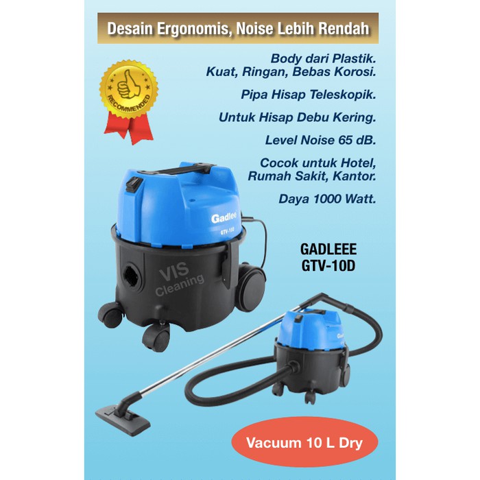 Vacuum Cleaner Plastik (Dry Only) 10 Liter