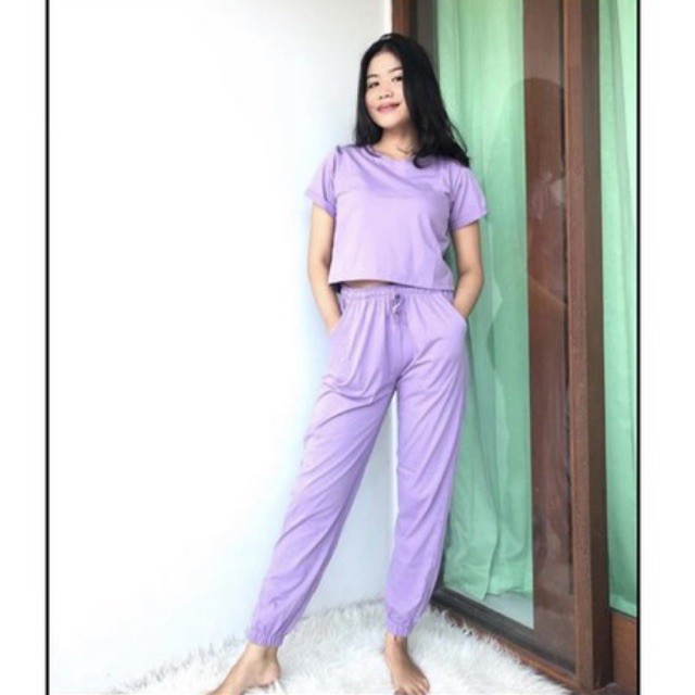 ONE SET LILAC katun A084