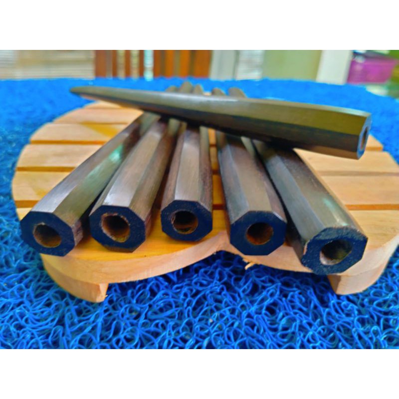 pipa rokok kelor hitam panjang